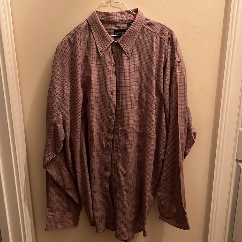 Red/Black/Grey checkered button down